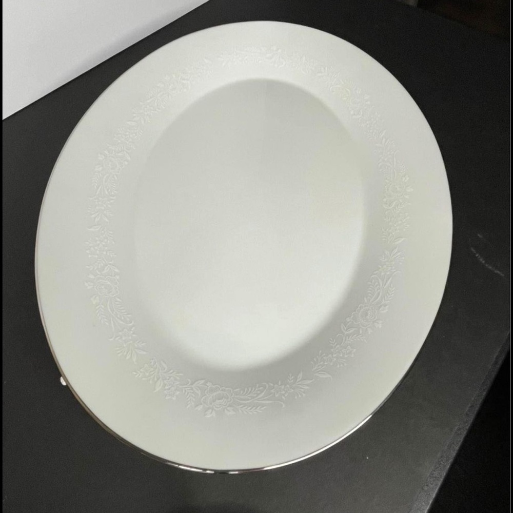 Noritake Japan 6450 Q Reina  large oval china serving platter  16” antique